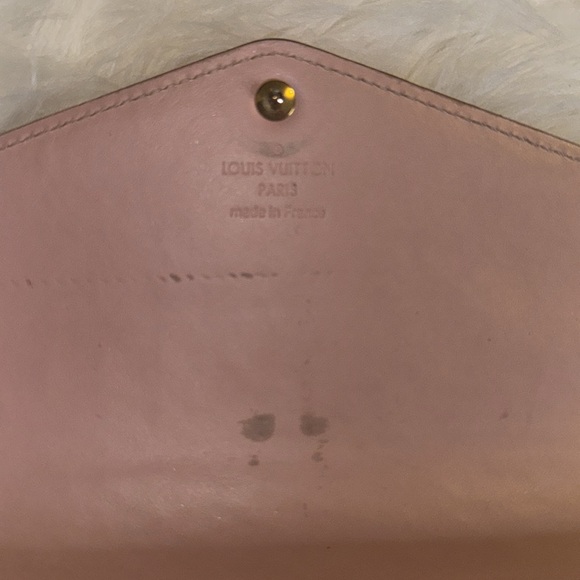 Louis Vuitton Vernis Sarah Compact Wallet Rose Ballerine GUC - Picture 15 of 16